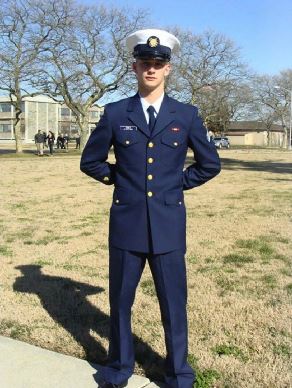 Setters swimmer Adam James joined the U.S. Coast Guard in 2011. (Photo courtesy of Adam James)