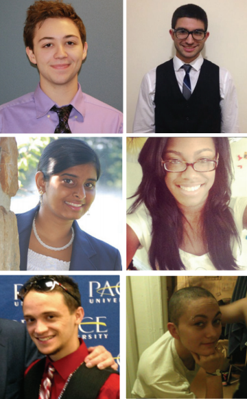 Top Row: President John Wrench, Executive Vice President Dan Garcia; 
Middle Row: VP of Finance Jessica Varghese, VP of Programming Tameka 
Bazile; Bottom Row: VP of Administration Edwin Rodriguez, VP of Unity 
and Social Justice Rachel Aviles