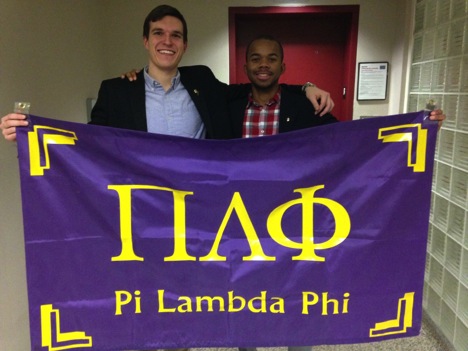 Expansion Coordinators Michael Zanotelli (left) and Orrin Webb (right) with their letters.