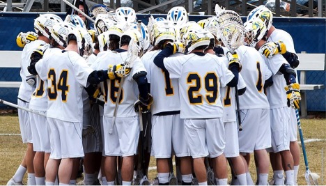 Men’s lacrosse are the defending Eastern Collegiate Athletic Conference (ECAC) champions. Photo from paceuathletics.com. 