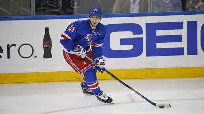 Forward Chris Kreider agrees to a new contract with the New York Rangers. (Photo courtesy of MSG photos)