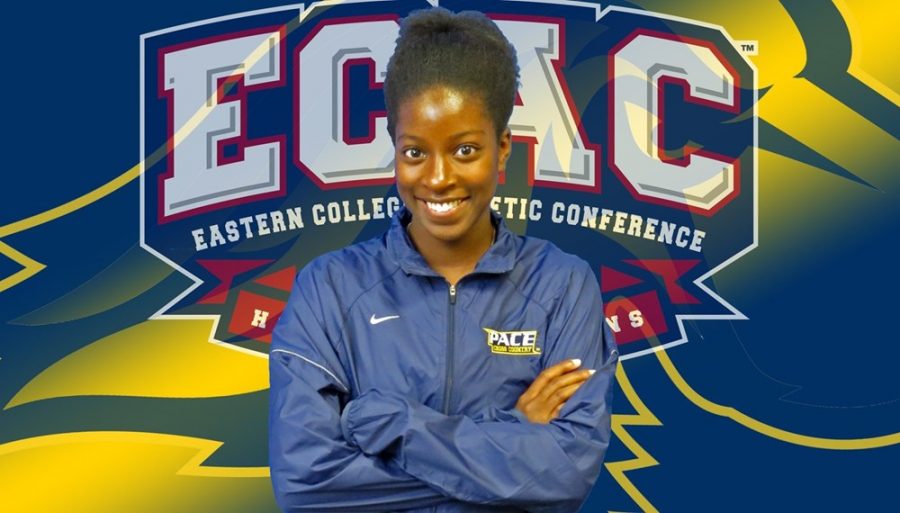 Pace University sophomore Mariah Jno- Charles. (Courtesy of Pace Athletics )