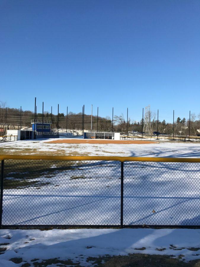 The softball field, which was recommended for an adjustment in netting due to a ball hitting a car on the Taconic State Parkway. Photo by Joseph Tucci.