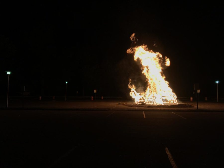 The bonfire at this years Celebrate event. Photo by Emily Bresnahan. 