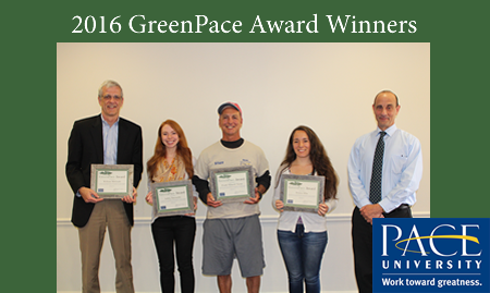 Angelo Spillo (farthest to the right) has been dedicated to Pace for over 41 years. Photo courtesy of Pace.edu  