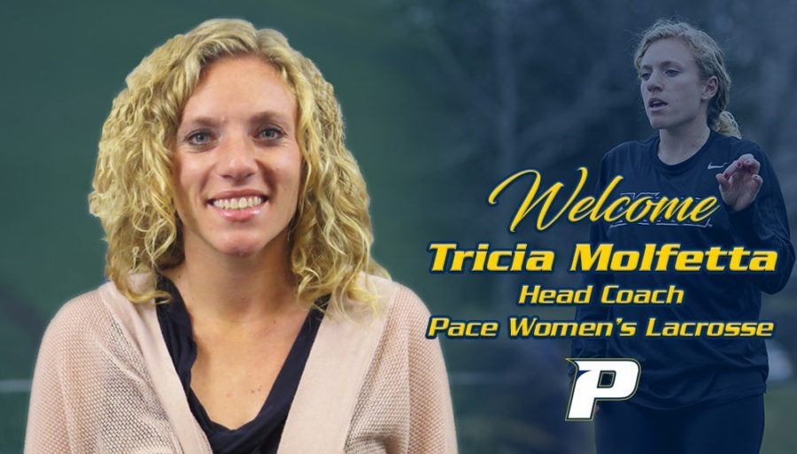 New Womens Lacrosse head coach Tricia Molfetta says the most significant lesson shes learned in coaching is, Trust the process. Photo Courtesy of Pace U Athletics. 