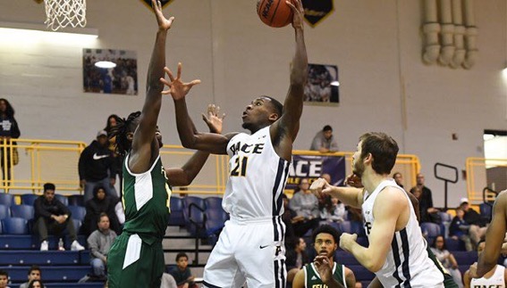 Senior forward Greg Poleon (above) was one of the players who led the way for the Setters  in their victory over Felician. 