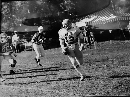 Former Pace quarterback and Pace Athletics Hall of Famer Kevin Enterlein in a game versus Marist. 