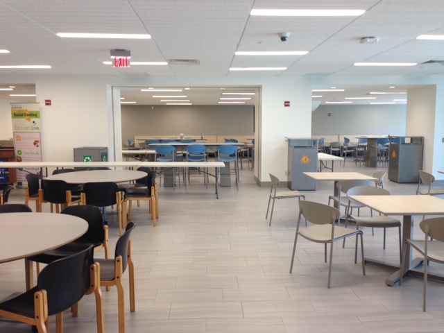 Fern Dining Hall in the Kessel Student Center. 