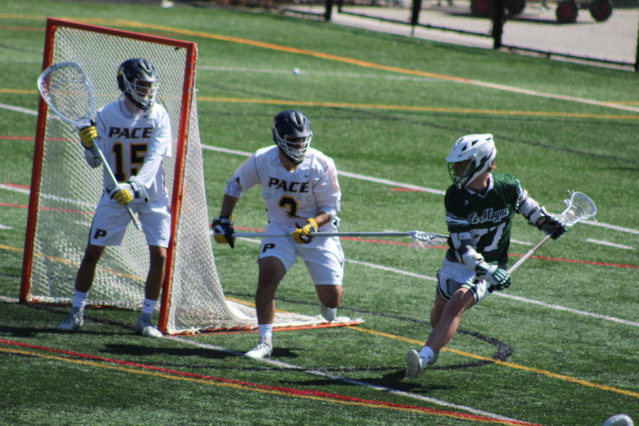 Pace mens lacrosse fell to sixth-ranked Le Moyne this past Saturday. Read about the other games that went down on the weekend. 