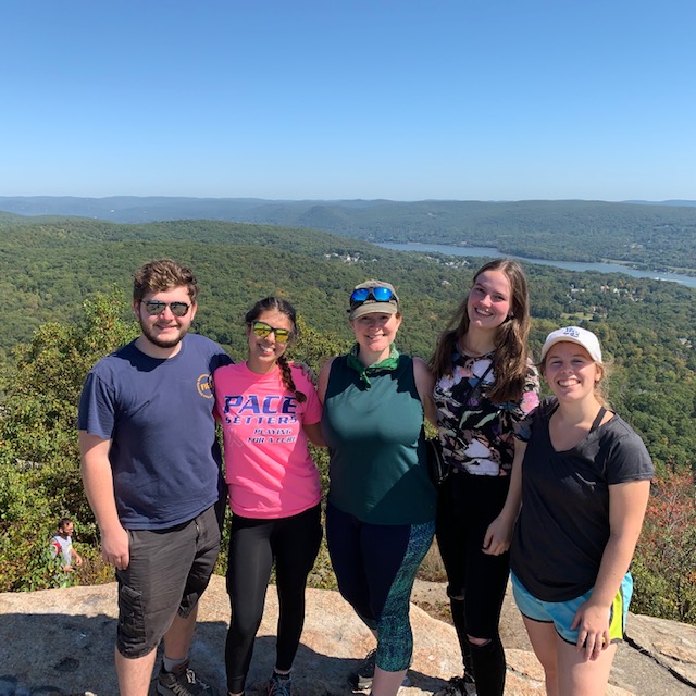 Dean Carpenter took students with her on a weekend hike.  A graduate student commented to Carpenter that experiences like these made her an accessible leader, a leader who is accessible and appropriately shares parts of their life and their personality. 