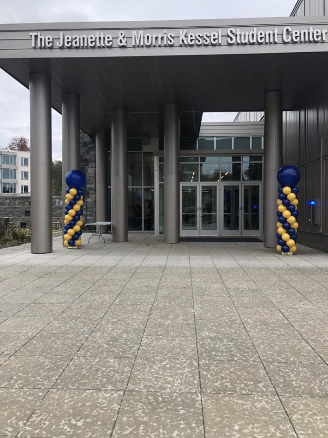 Kessel Student center was decorated with blue and gold balloons for the Fall Open House this past Sunday.