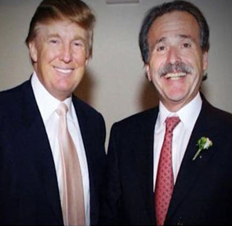 David Pecker with Donald Trump. 