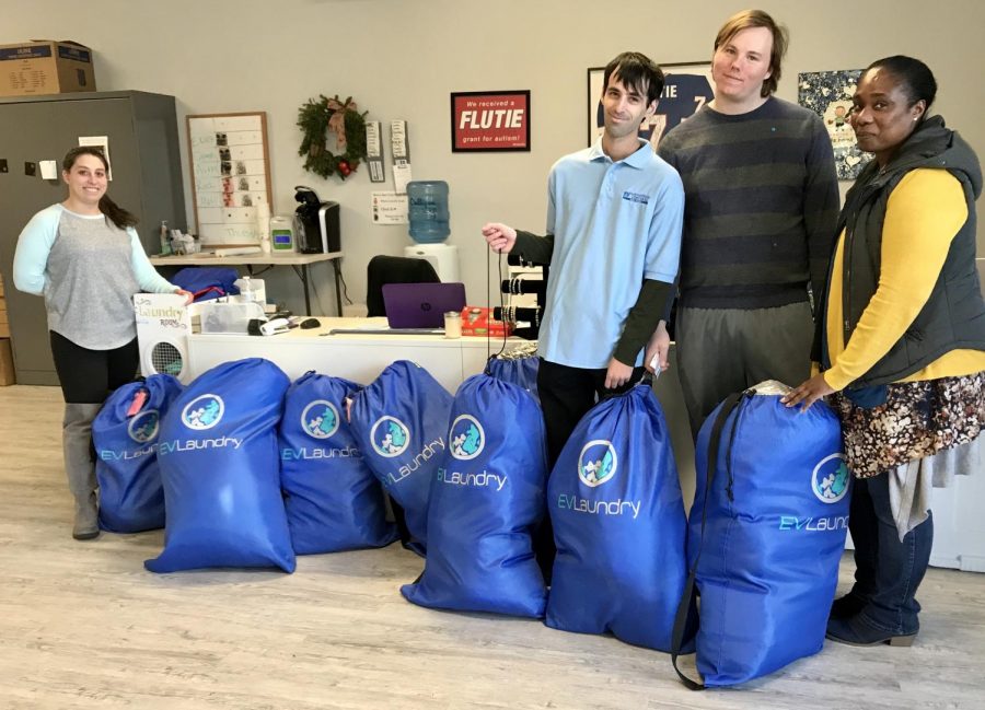 The laundry service helps keep adults with disabilities employed. 