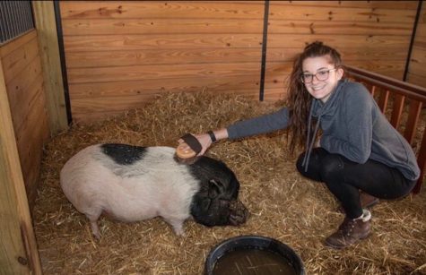 Taylor Ganis, student keeper and president of the nature club, has been vocal about saving the animals on social media.