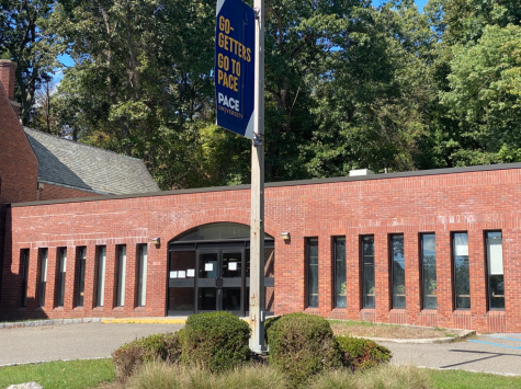 Financial Aid’s office building at Pace University Pleasantville campus, NY. September 27, 2022. (Photo credit: Kerolyn Martins).
