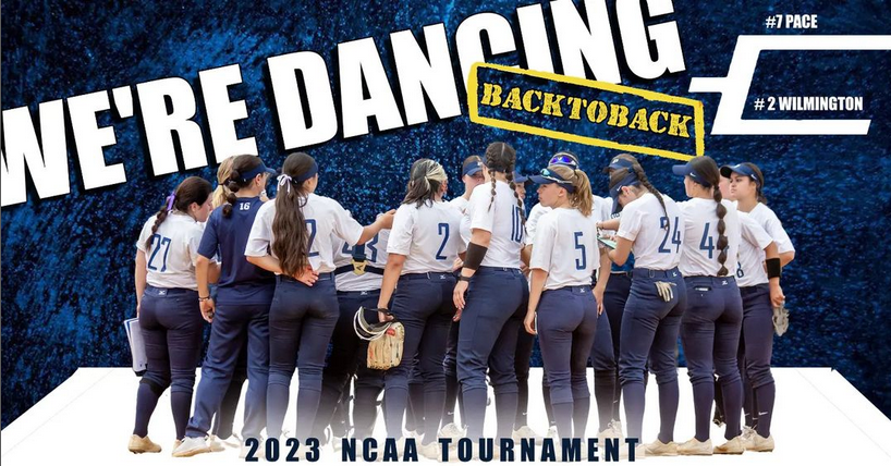 Official graphic advertising Pace softball qualifiying for the NCAA Tournament(paceathletics/IG)