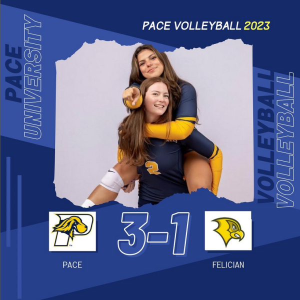 Pace Volleyballs final Score graphic reporting victory (pace_volleyball/IG)
