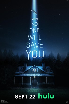 Official release poster for No One Will Save You (20th Century Studios/Hulu)