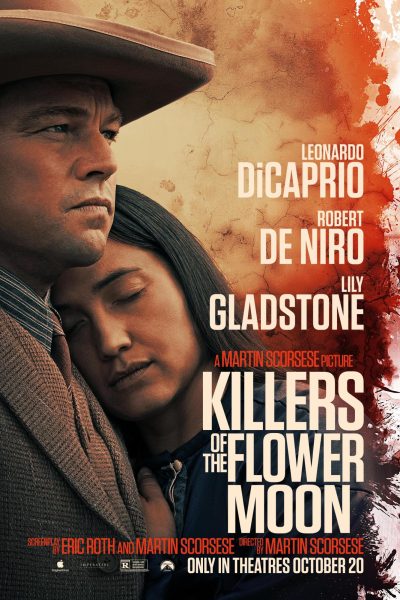 Official theatrical release poster for “Killers of the Flower Moon” (Paramount Pictures/Apple Tv 
