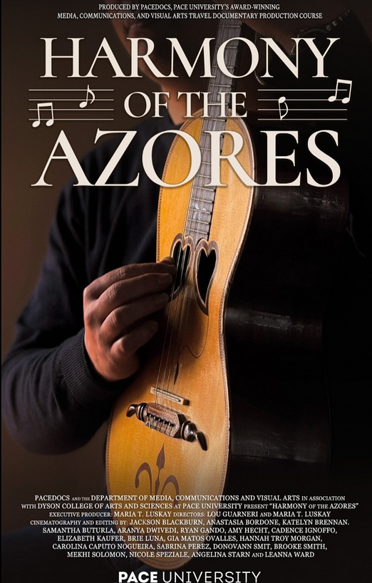 Official Poster for PaceDocs Documentary Harmony of The Azores(2024) Created by students of PaceDocs. Courtesy of PaceDocs/IG.