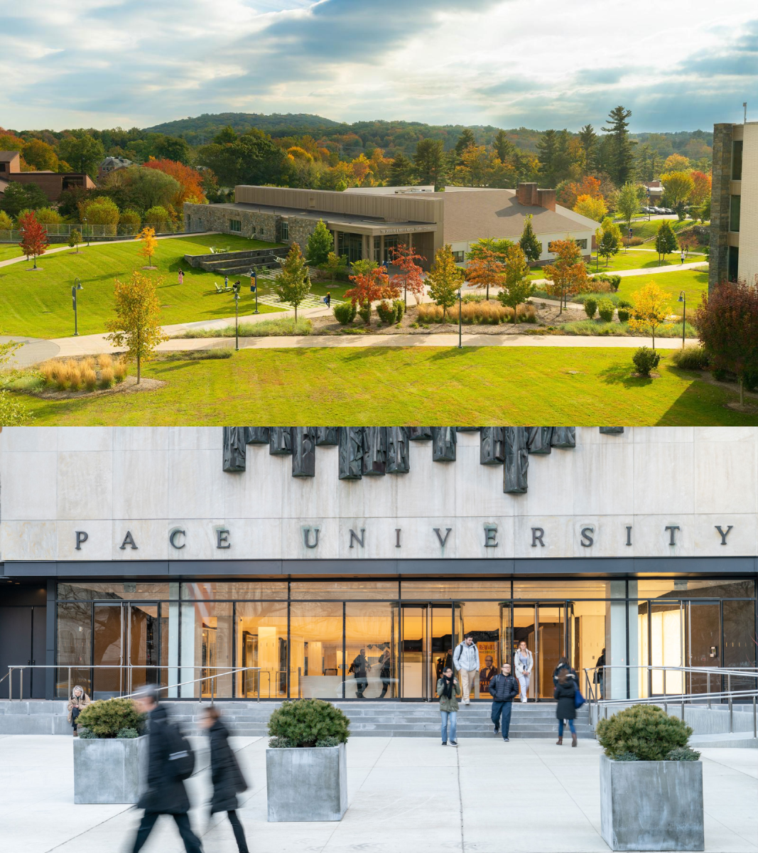 PACE University's Pleasantville and NYC campuses feel worlds apart from one another. (PACE University)